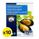 Thumbnail 2 of หอยแมลงภู่ชิลีครึ่งฝาแช่แข็ง 1 ลัง (60-80 ตัว/กก.) x 10