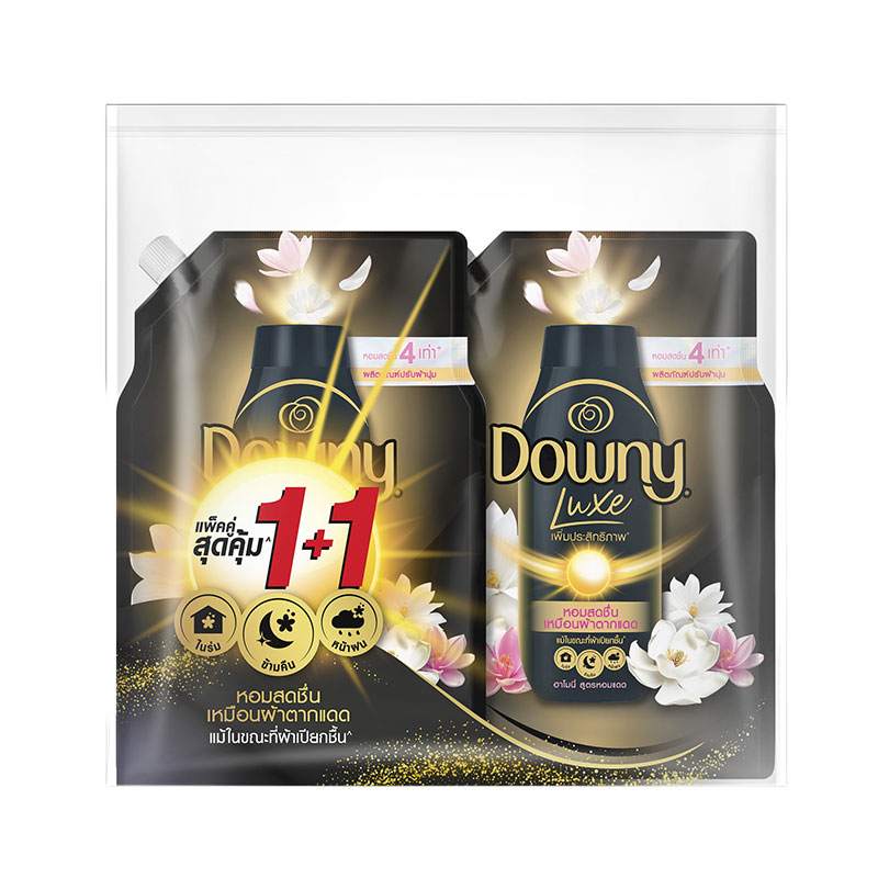 DOWNY Luxe Fabric Softener Ultra Concentrated Harmony Sun 1 l x 1+1