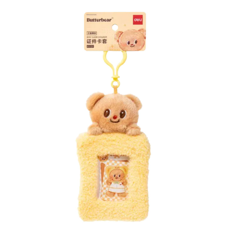 Butter Bear Keychain Name Tag Yellow Model HY131-YL Pack 3 pcs