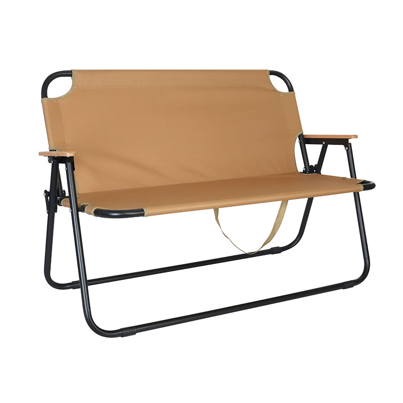 MOMENTO Folding Double Chair Brown Color