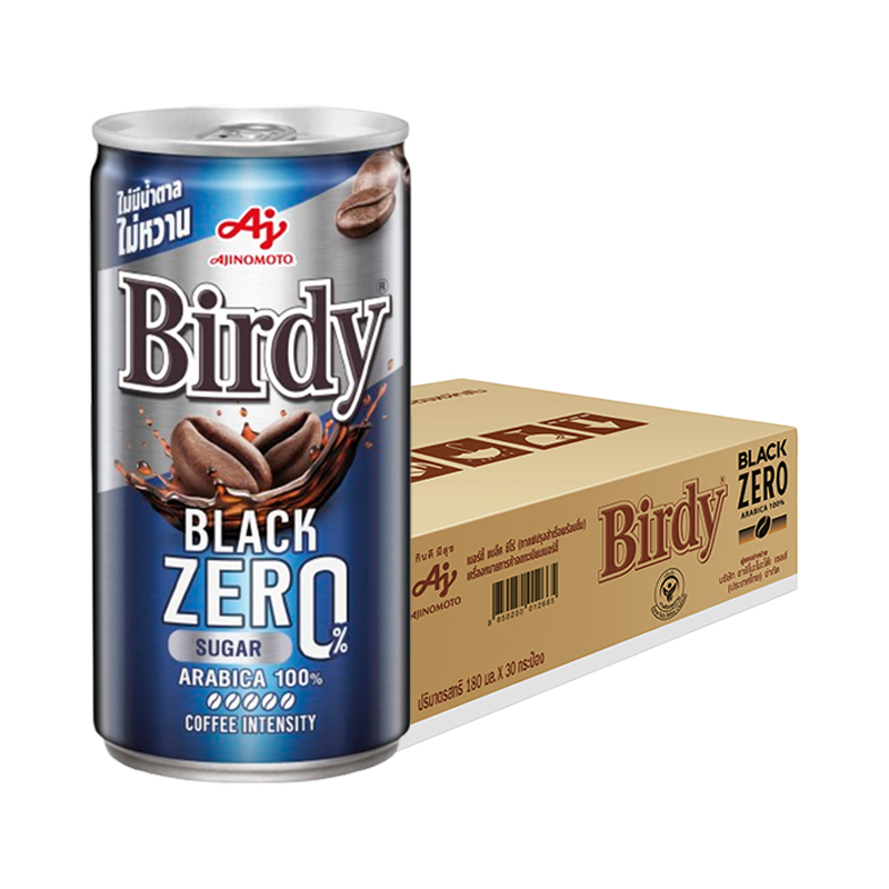 BIRDY Black Zero 180 ml x 30