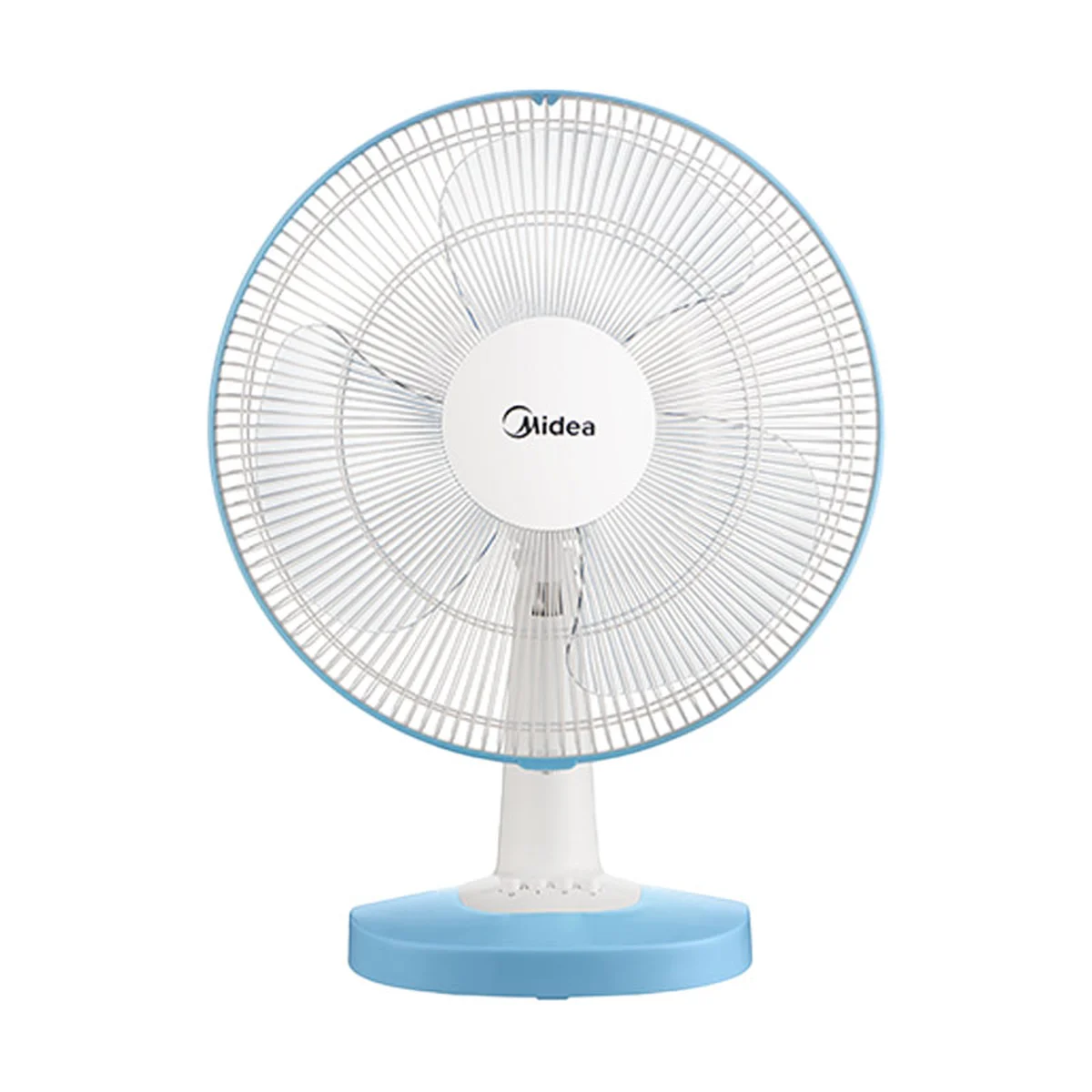 ไมเดีย พัดลมตั้งโต๊ะ 16 นิ้ว 3 ใบพัด รุ่น MFT163M0BDW สีขาวฟ้า