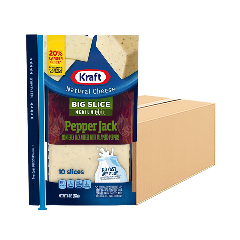 KRAFT PEPPER JACK 220 G X 10