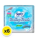 Thumbnail 2 of โซฟี คูลลิ่งเฟรช สลิม ปีก 25 ซม. 6 แผ่น x 6