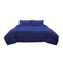 Thumbnail 3 of โมเมนโต ผ้าปูที่นอนเสมือนคอตตอน สีน้ำเงิน 6 ฟุต+ผ้านวม