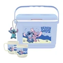 Thumbnail 1 of กระติกเหลี่ยม Stitch 4 ล. พร้อมแก้วมัคมีหู