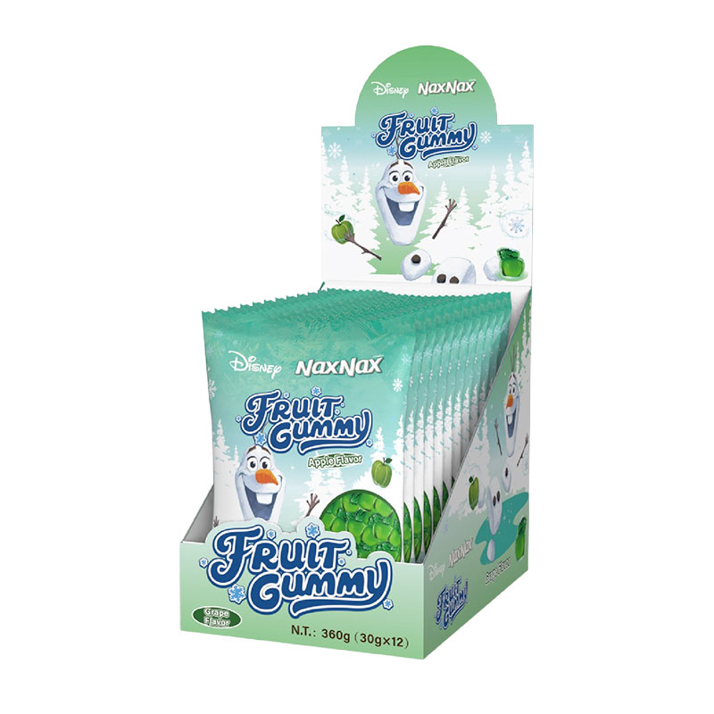 NAXNAX Fruity Gummy Apple 30 g x 12
