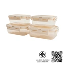Thumbnail 4 of SUPER LOCK Food Container Set Model 6535/8 Cream