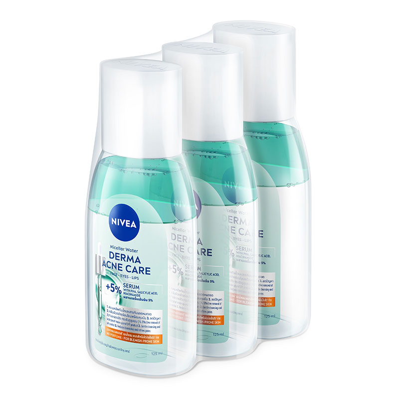 NIVEA Micellar Derma Acne 125 ml x 3