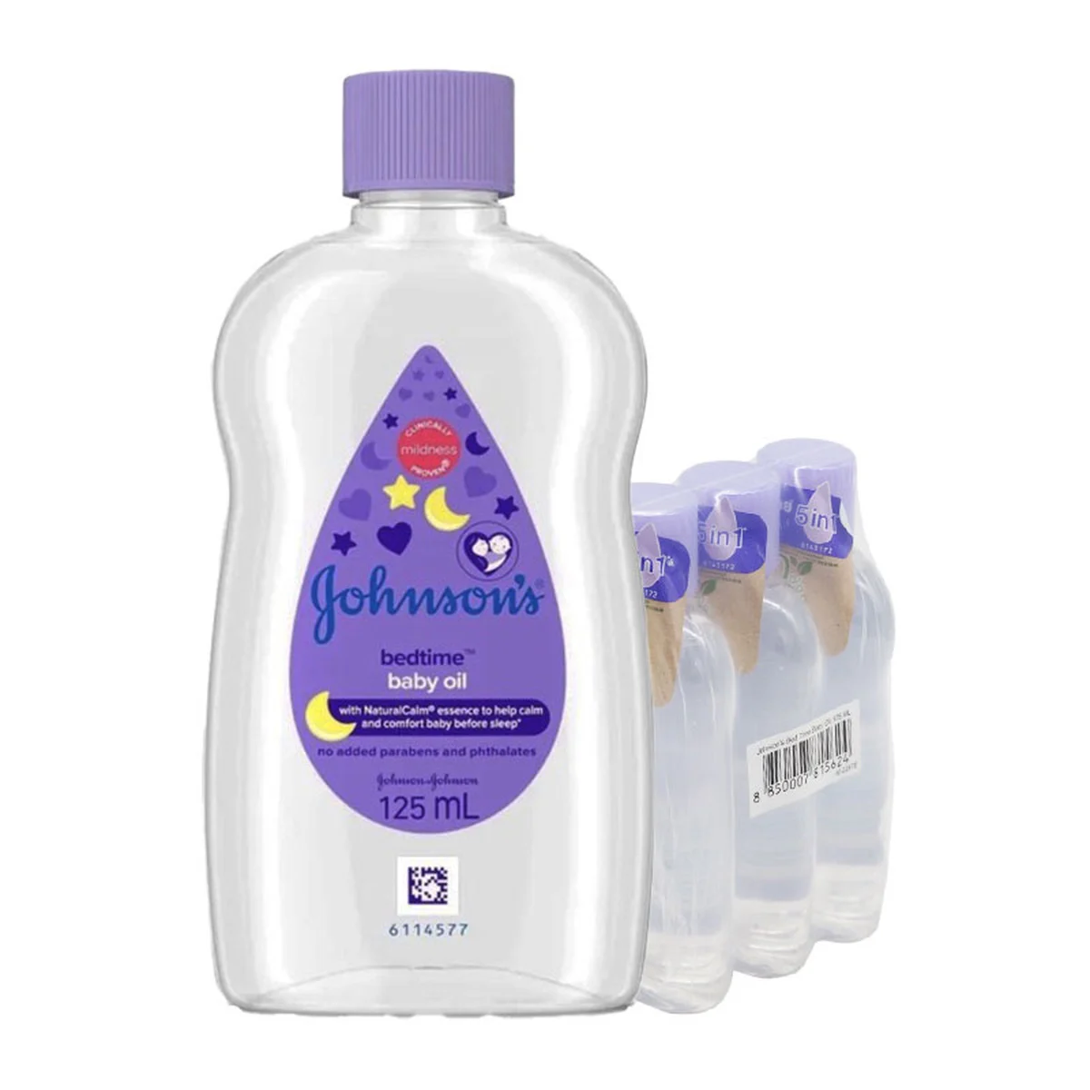 JOHNSON'S Baby Oil Bedtime 125 ml x 3