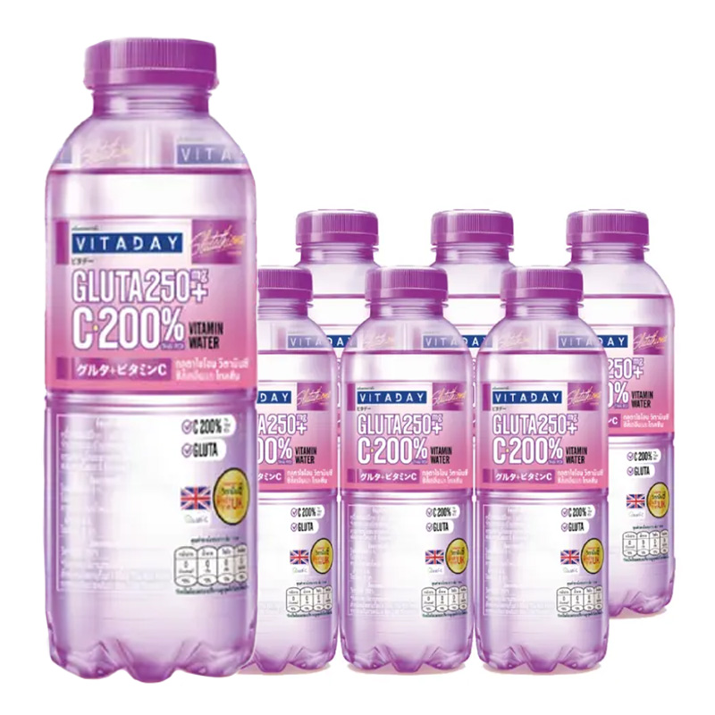 VITADAY Vitamin Water Gluta 480 ml x 6