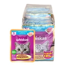 Thumbnail 1 of WHISKAS Pouch Wet Cat Food Ocean Fish 80 g x 14