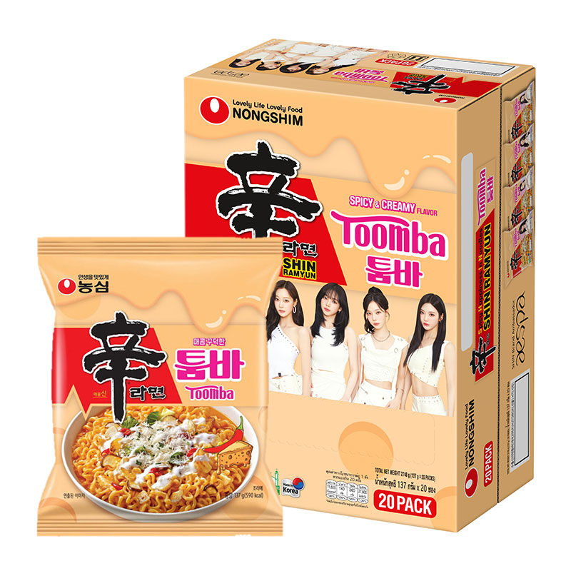 NONGSHIM Toomba Spicy and Creamy Instant Noodle 137 g x 20