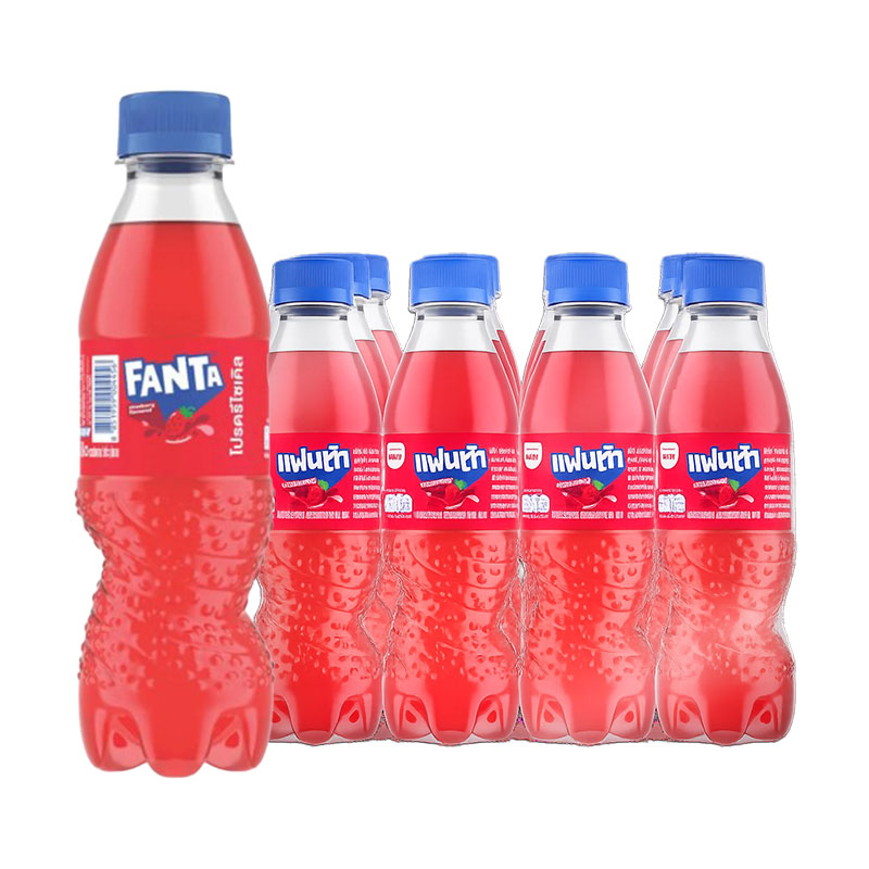 FANTA Soft Drink Strawberry 250 ml x 12
