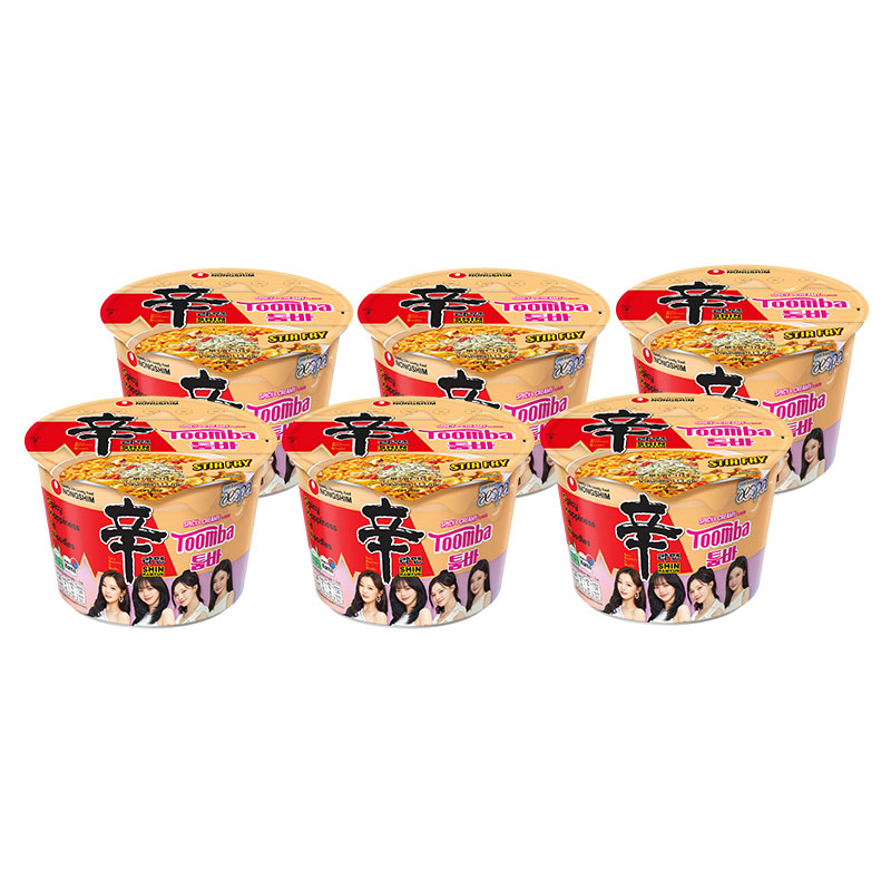 NONGSHIM Toomba Instant Noodle Cup Spicy and Creamy 113 g x 6