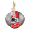 Thumbnail 3 of ตราจรวด กระทะเหล็ก + ตะหลิวไม้ 32 ซม.