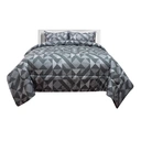 Thumbnail 1 of โมเมนโต ผ้าปูเสมือนคอตตอน+ผ้านวม สีเทา 6 ฟุต